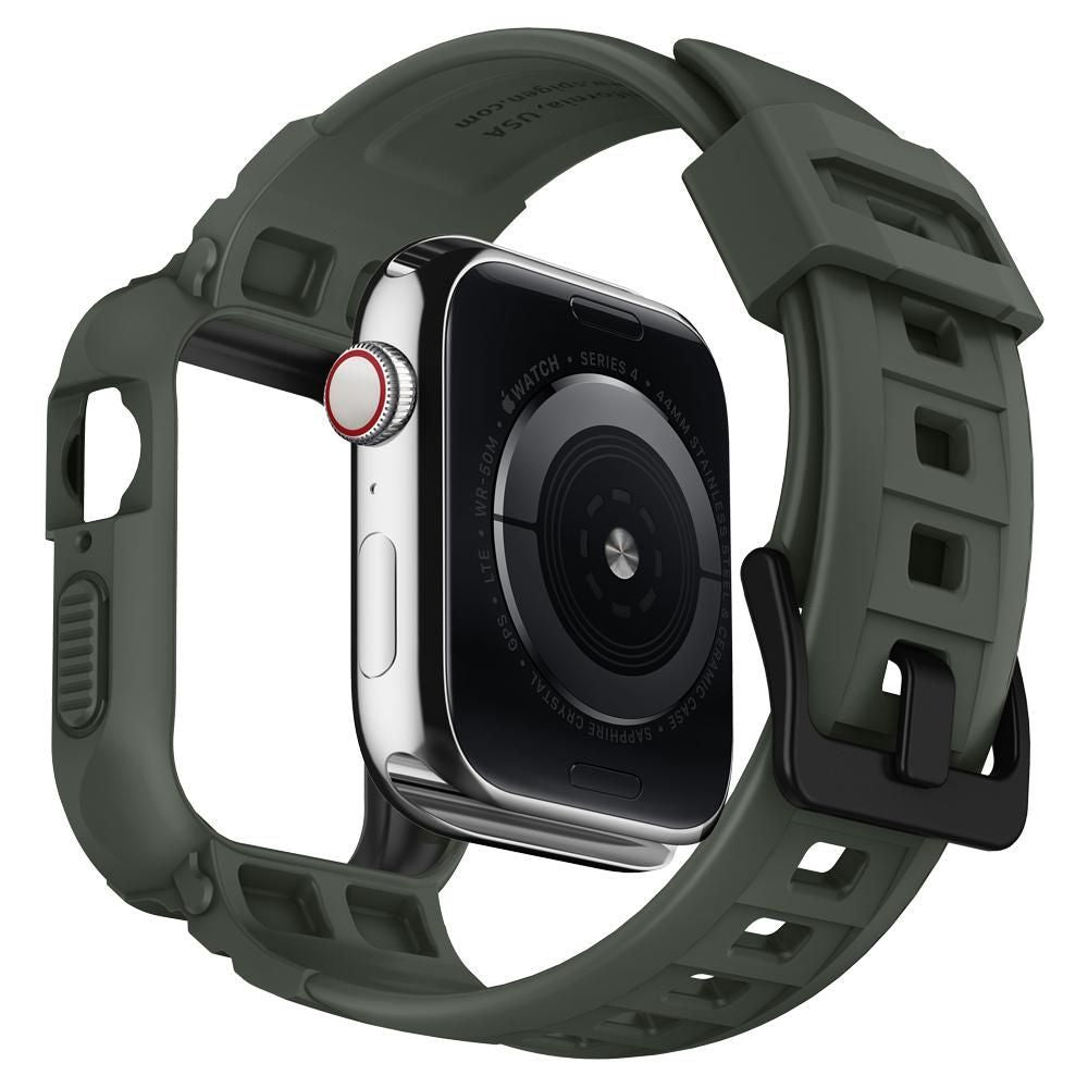 Spigen Λουράκι Apple Watch 4 / 5 / 6 / SE / SE 2 44mm Rugged Armor Pro - Military Green