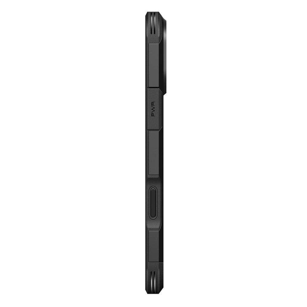 Spigen iPhone 17 Pro Max - Tough Armor T Mag - MagSafe Σκληρή Θήκη με Πλαίσιο Σιλικόνης και Σταντ - Black