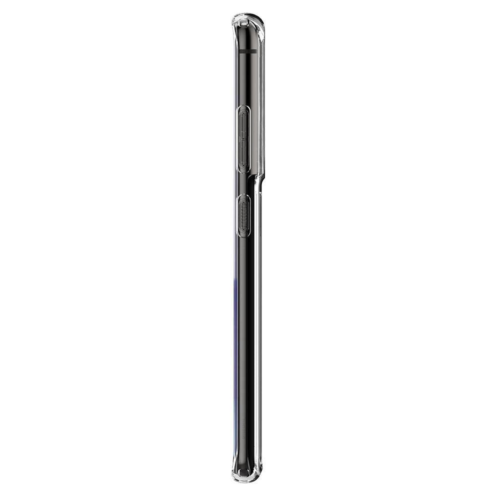 Spigen Samsung Galaxy S21 Ultra - Ultra Hybrid Σκληρή Θήκη με Πλαίσιο Σιλικόνης - Crystal Clear