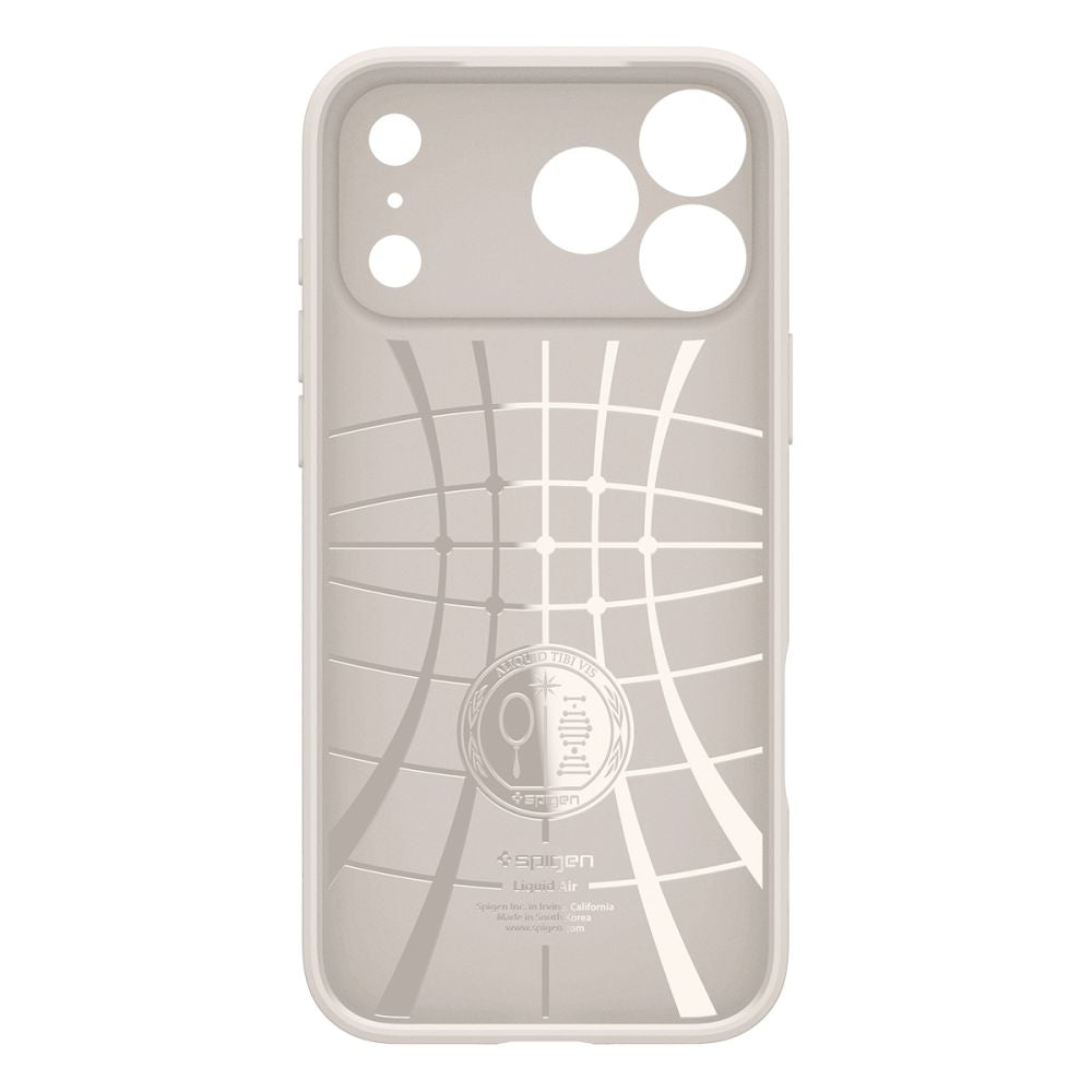 Spigen iPhone 18 Pro / iPhone 17 Pro - Θήκη Σιλικόνης - Liquid Air - Natural Titanium
