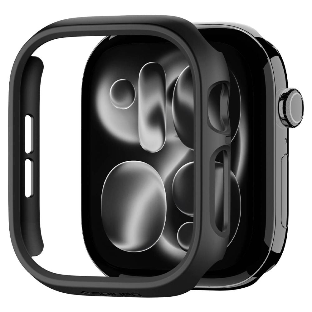 Spigen Θήκη Apple Watch 12 - 46mm Thin Fit - Black