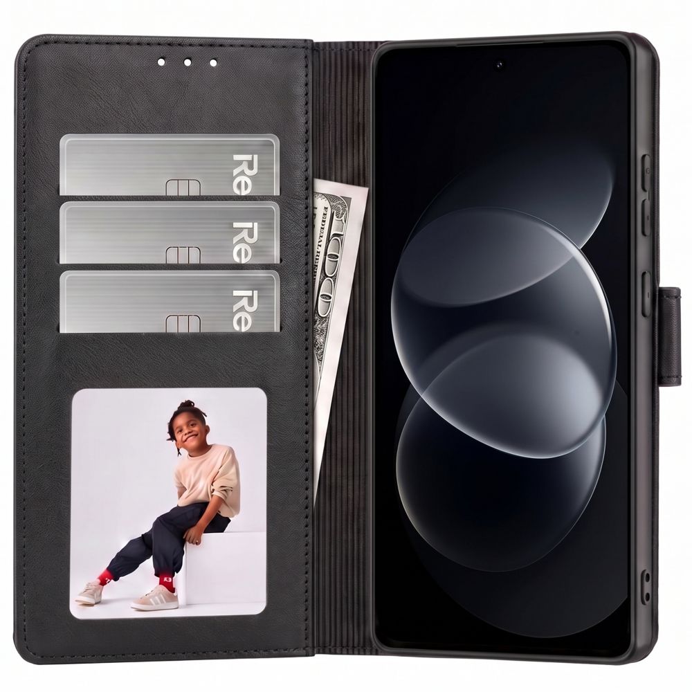 Tech-Protect Xiaomi Redmi Note 17 Pro Max 5G - Θήκη Πορτοφόλι Stand από Δερματίνη - Wallet - Matte Black