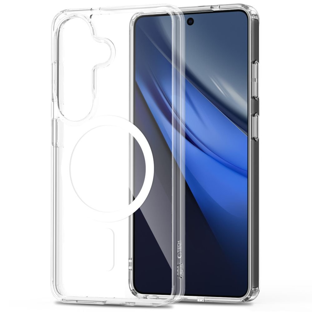 Tech - Protect Samsung Galaxy S26 Plus - Σκληρή Θήκη με Πλαίσιο Σιλικόνης - Flexair Hybrid MagSafe - Clear