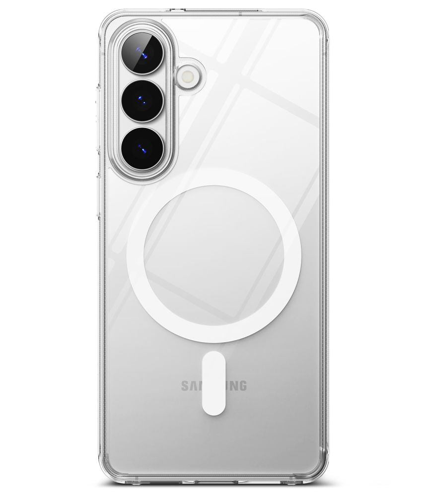 Ringke Samsung Galaxy S26 - Σκληρή Θήκη με Πλαίσιο Σιλικόνης και MagSafe - Fusion Magnetic - Clear