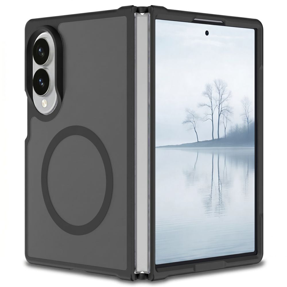 Tech-Protect Samsung Galaxy Z Fold8 - Σκληρή Θήκη με Πλαίσιο Σιλικόνης - MagMat MagSafe - Matte Black