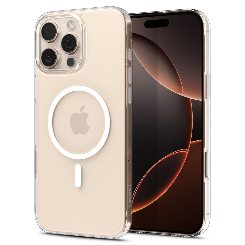 Spigen iPhone 16 Pro Max - Hard Case with MagSafe - Thin Fit T Mag - Clear / White