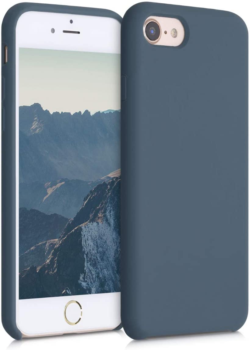 KW iPhone SE 2022 / SE 2020 / 7 / 8 Θήκη Σιλικόνης Rubber TPU - Slate Grey - 40225.202