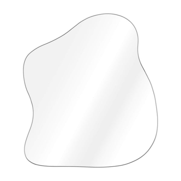 Navaris Γυάλινος Καθρέπτης Τοίχου - 37,5 x 32 x 0,4 cm - Silver - 54705.02