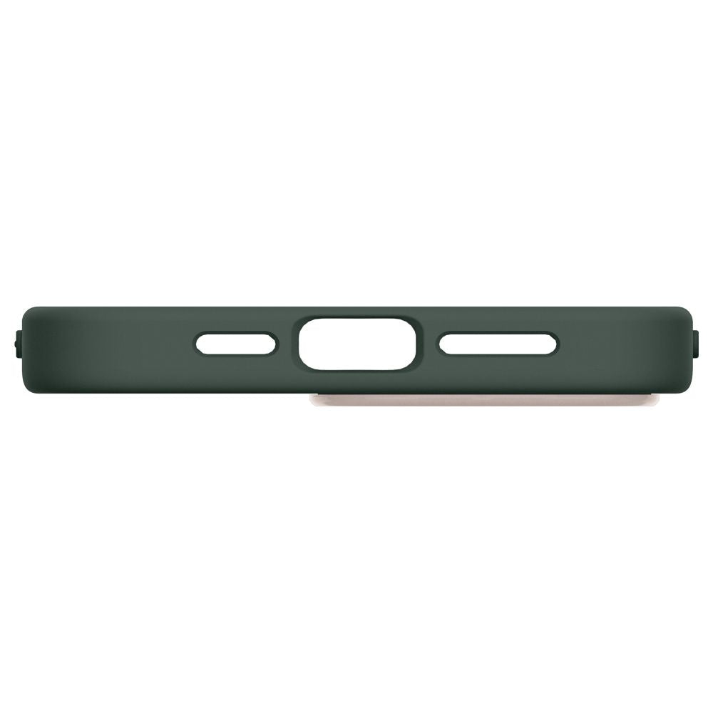 Spigen Cyrill iPhone 15 Pro Max Kajuk Mag Θήκη με Επένδυση Συνθετικού Δέρματος και MagSafe - Forest Green