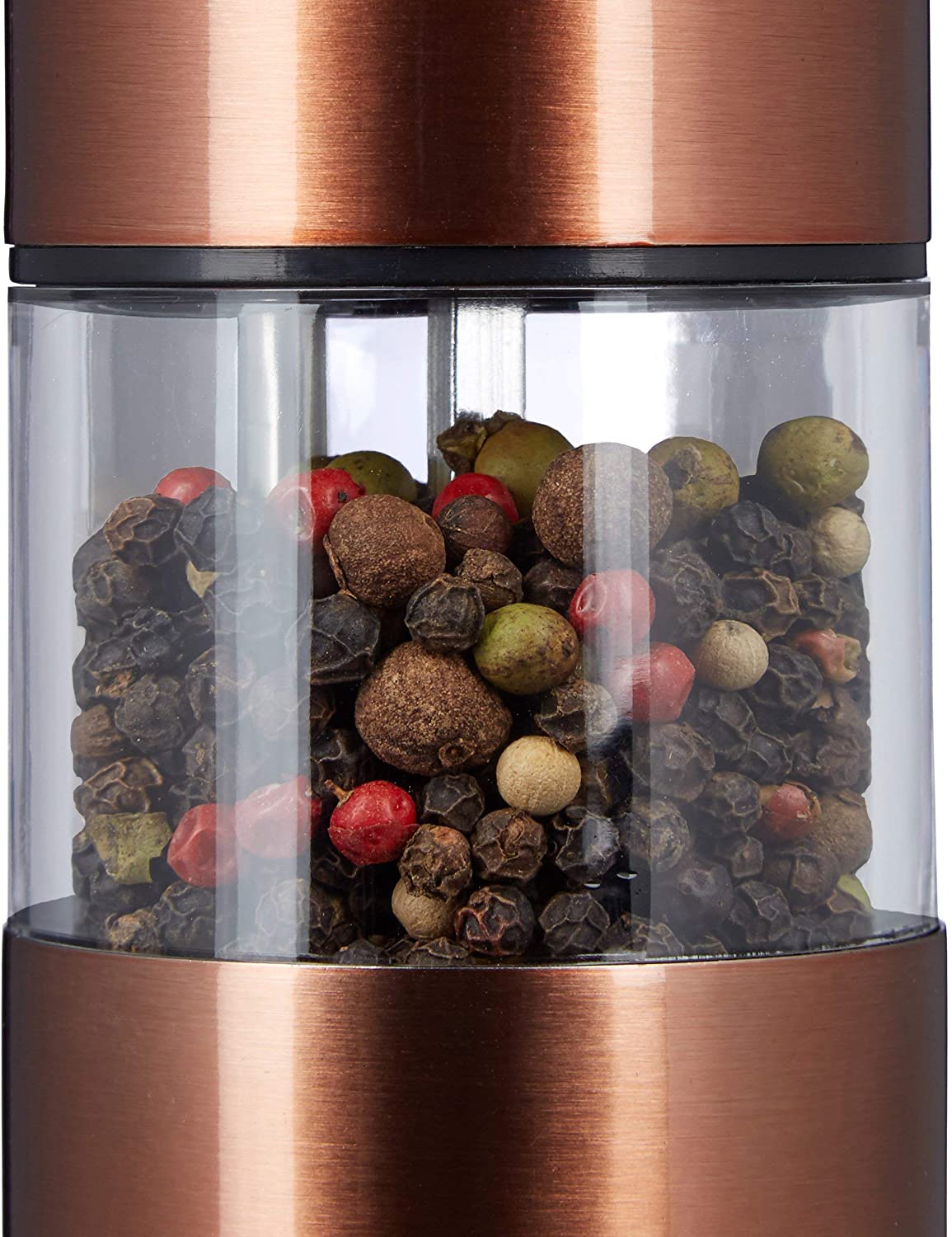 Relaxdays Ηλεκτρικός Μύλος Πιπεριού από Ανοξείδωτο Ατσάλι - Βronze - 4052025972318