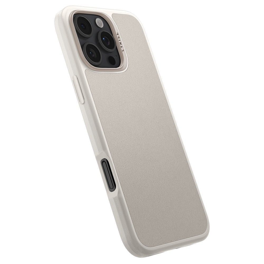Spigen Cyrill iPhone 16 Pro Kajuk Mag Θήκη με Επένδυση Συνθετικού Δέρματος και MagSafe - Cream