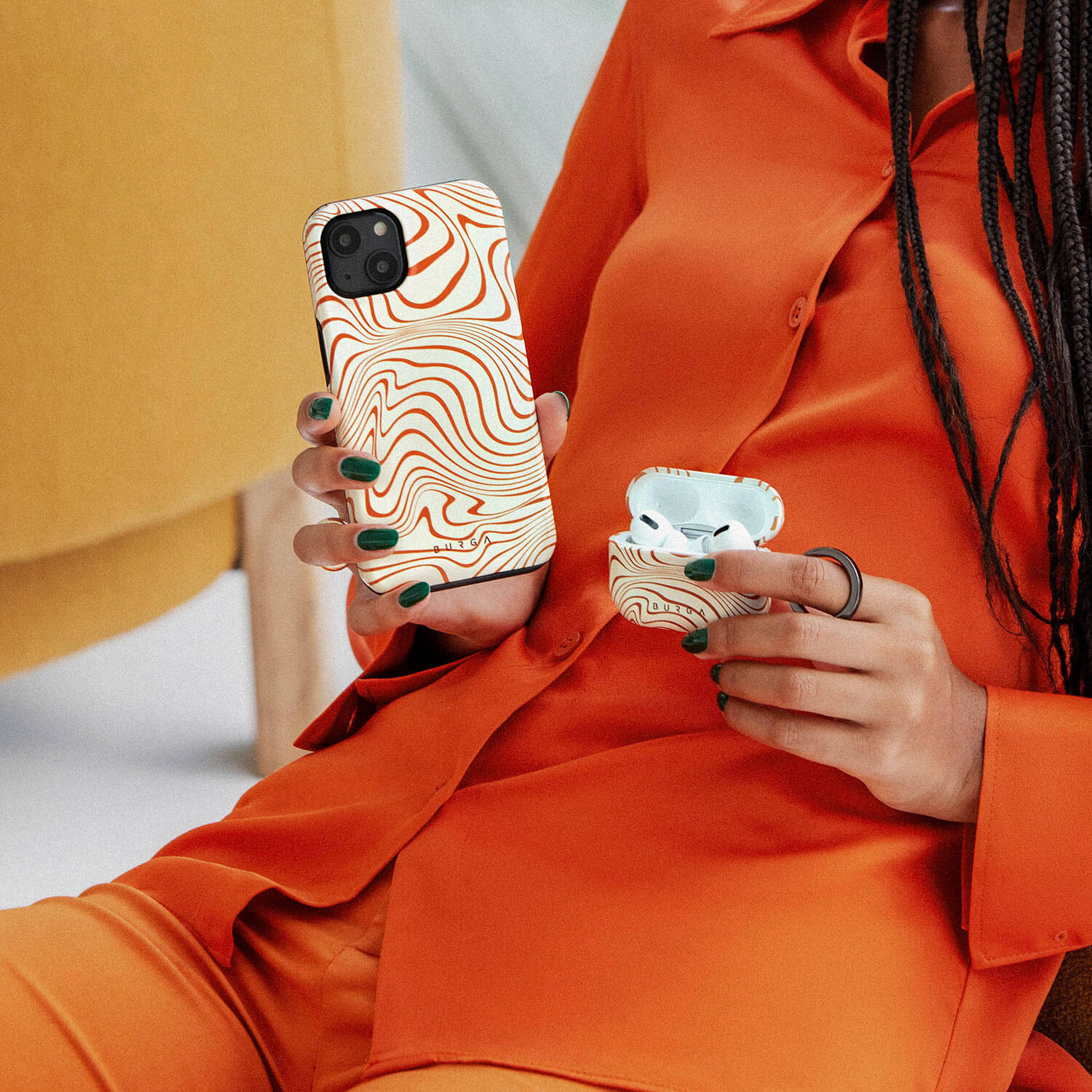 Burga iPhone 13 Pro Max Fashion Tough Σκληρή Θήκη - Déjà Vu