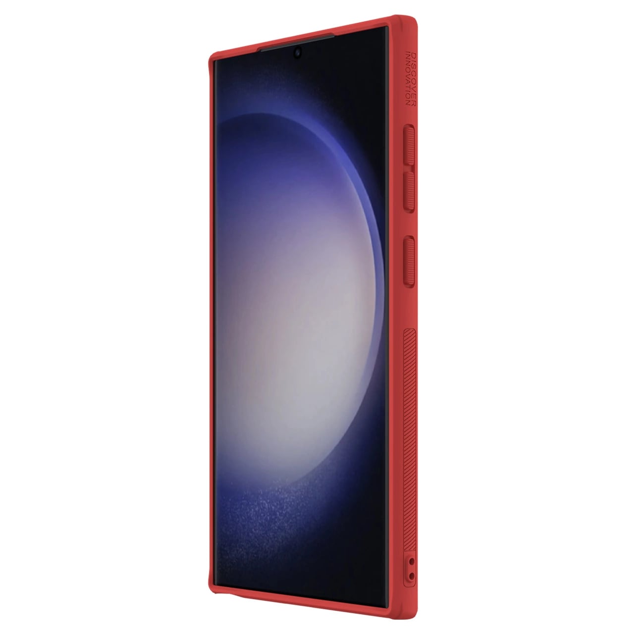 Nillkin Samsung Galaxy S24 Ultra Super Frosted Shield Pro Σκληρή Θήκη με Πλαίσιο Σιλικόνης - Red