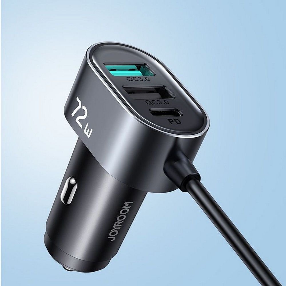 Joyroom JR - CL05 5 - Port - Φορτιστής Αυτοκινήτου με 5 Θύρες USB 72W - Black