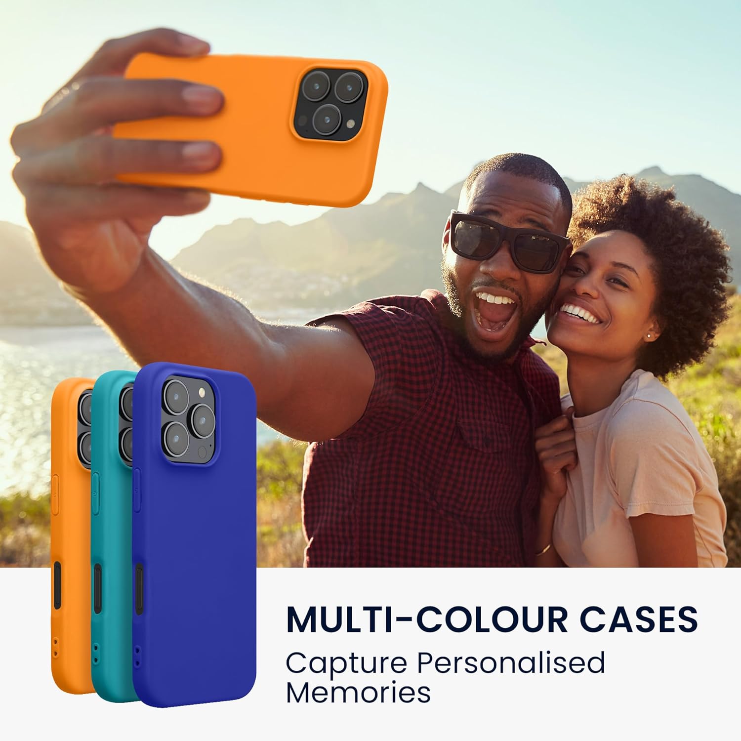 KW iPhone 16 Pro Max Λεπτή Θήκη Σιλικόνης TPU - Fruity Orange