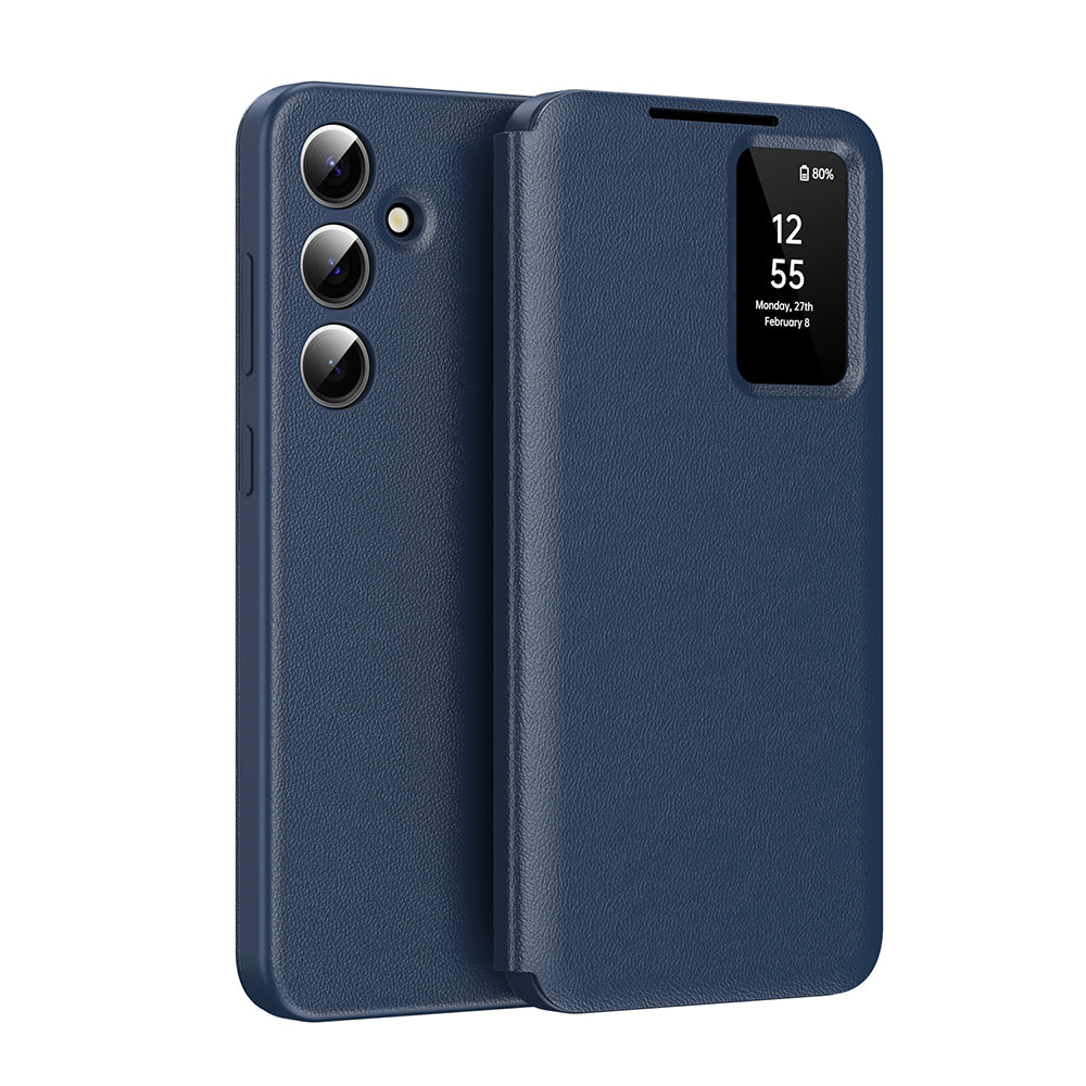 Techsuit Samsung Galaxy S26 FE - Θήκη Βιβλίο με Θέση για 1 Κάρτα - SmartView Series - Blue