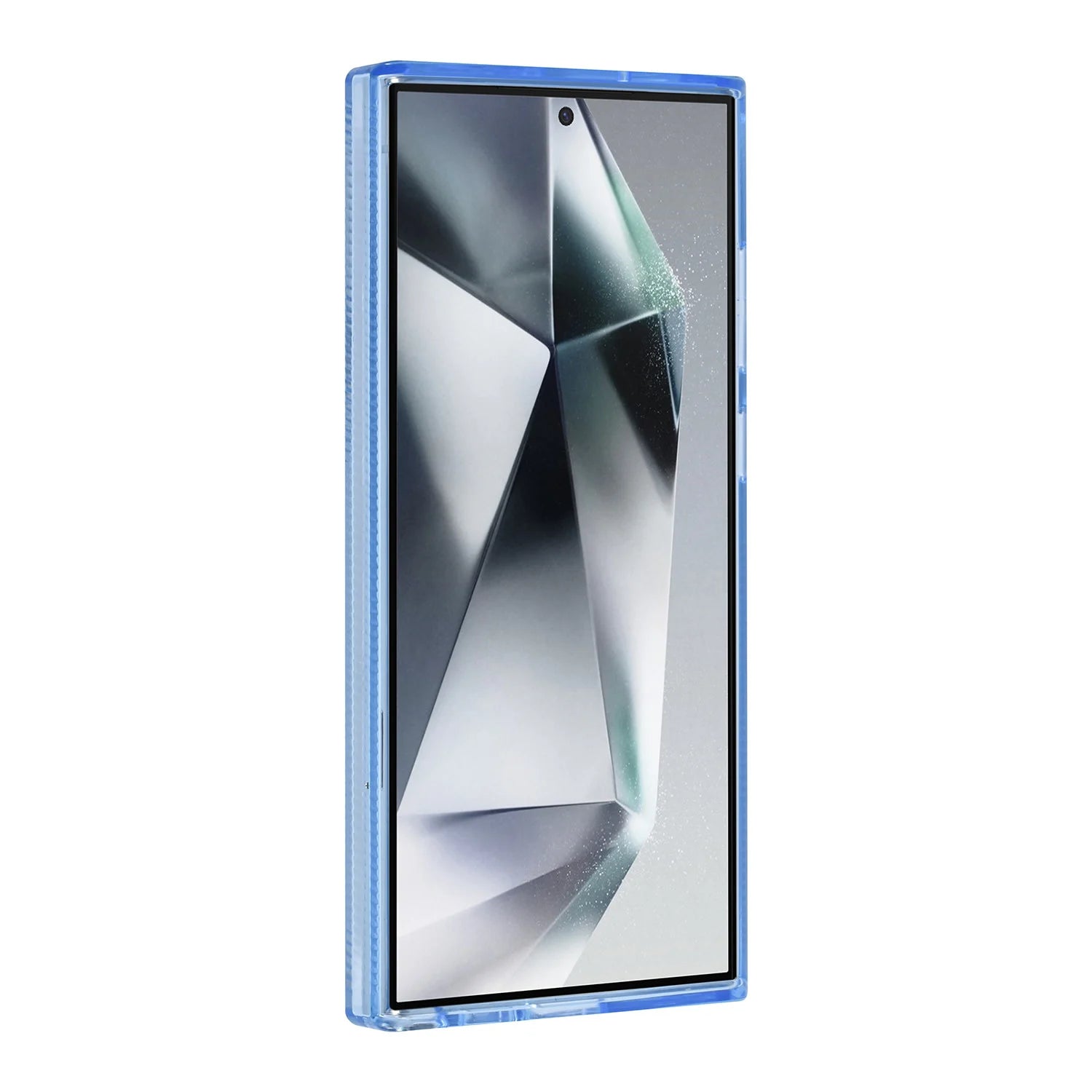 Tuniq Samsung Galaxy S24 Ultra - Σκληρή Θήκη με Πλαίσιο Σιλικόνης - Ημιδιάφανο Μπλε / Διάφανο