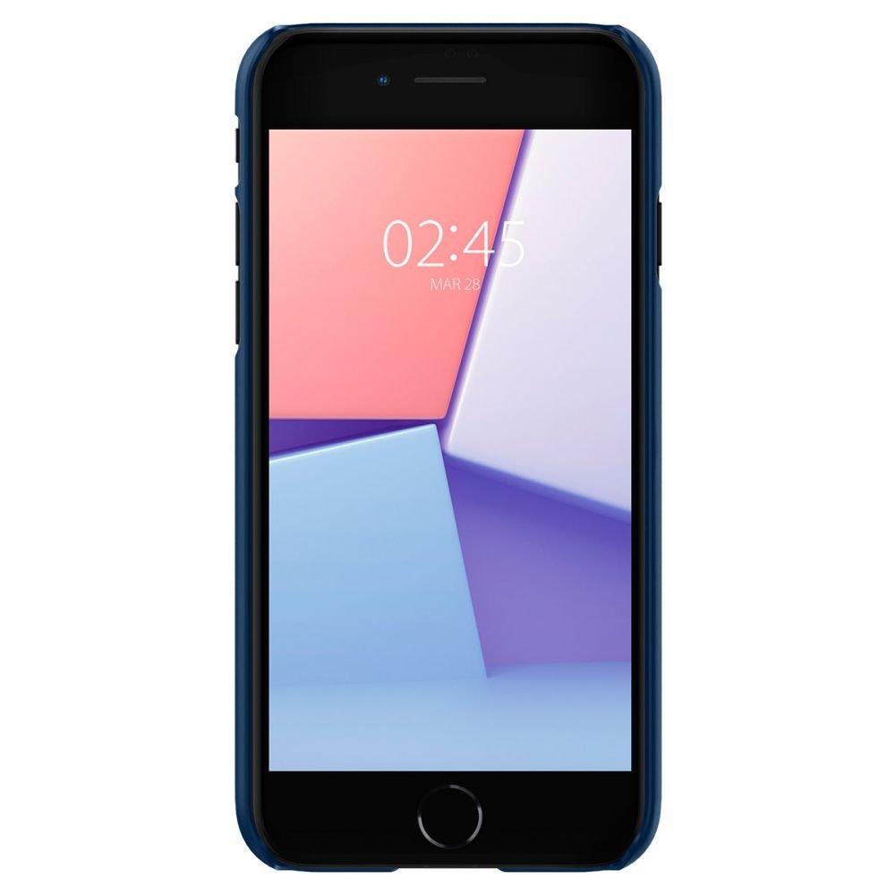 Spigen iPhone SE 2022 / SE 2020 / 7 / 8 Thin Fit Σκληρή Θήκη - Navy Blue