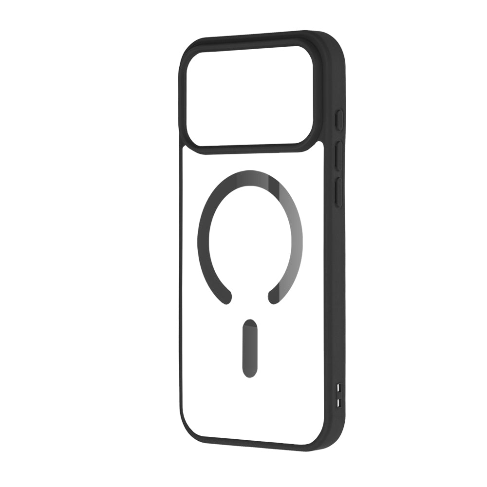 Techsuit iPhone 18 Pro Max / iPhone 17 Pro Max - Σκληρή Θήκη MagSafe με Πλαίσιο Σιλικόνης - MagSafe Pro - Black
