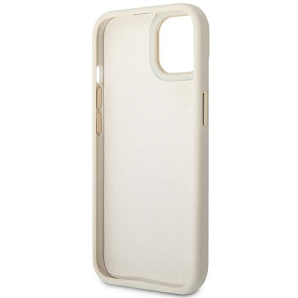 Guess iPhone 14 Croco Collection Θήκη με Επένδυση Συνθετικού Δέρματος - Silver - GUHCP14SHGCRHS