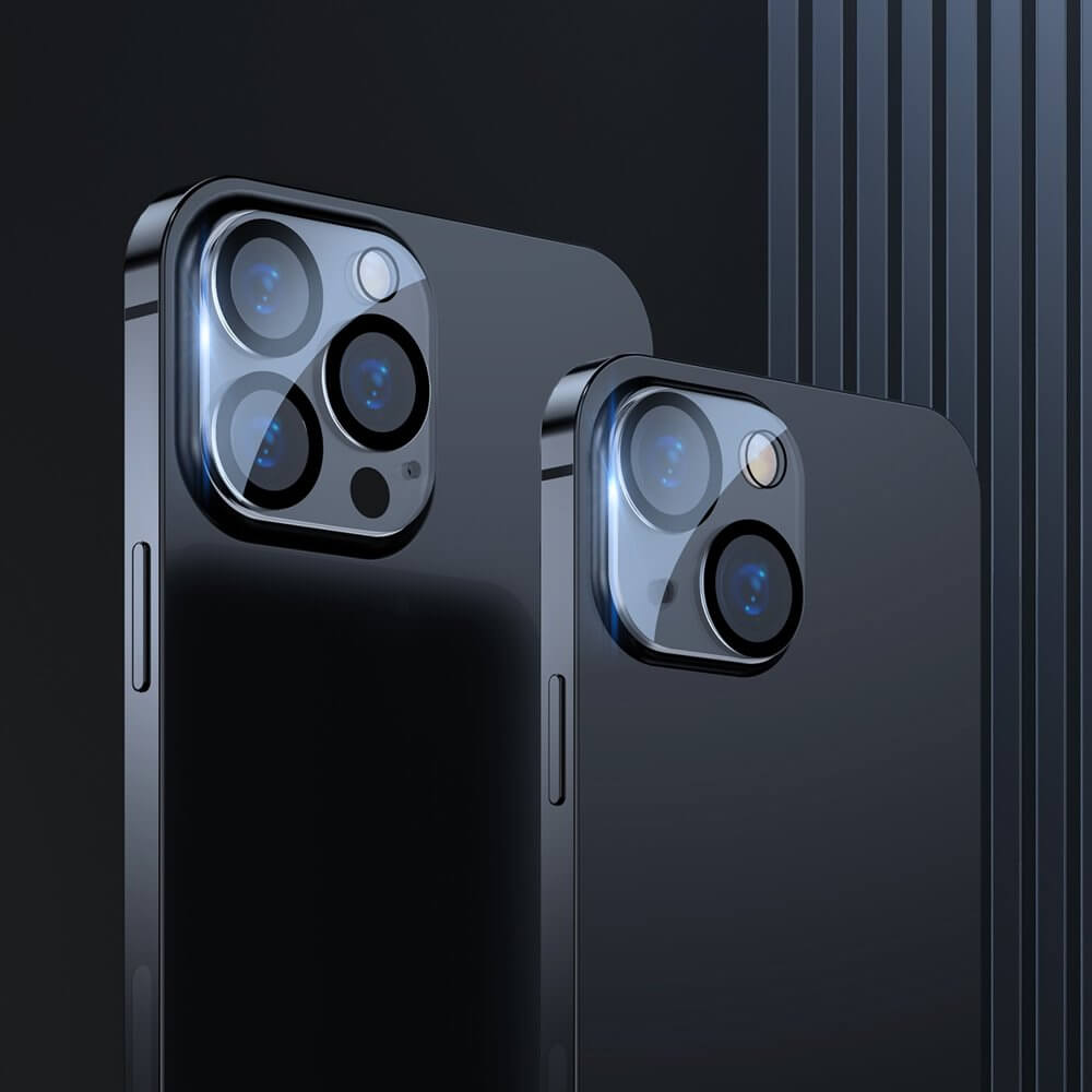 Baseus iPhone 13 Pro / iPhone 13 Pro Max Full Frame Lens Film 0.3mm - Αντιχαρακτικό Γυαλί για την Κάμερα - 2 Τεμάχια - Clear - SGQK000102