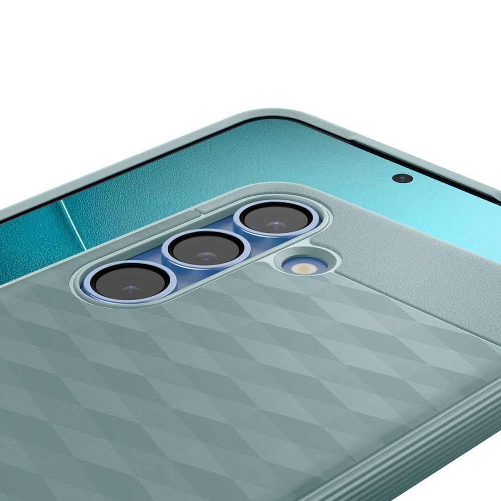 Spigen Samsung Galaxy S25 Plus - Parallax Mag Θήκη Σιλικόνης με Σκληρό Πλαίσιο και MagSafe - Sage Green