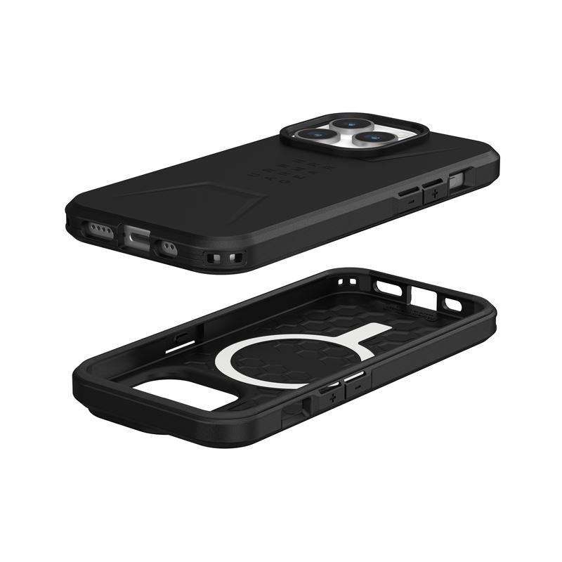 UAG iPhone 15 Pro Civilian MagSafe Σκληρή Θήκη με MagSafe - Black