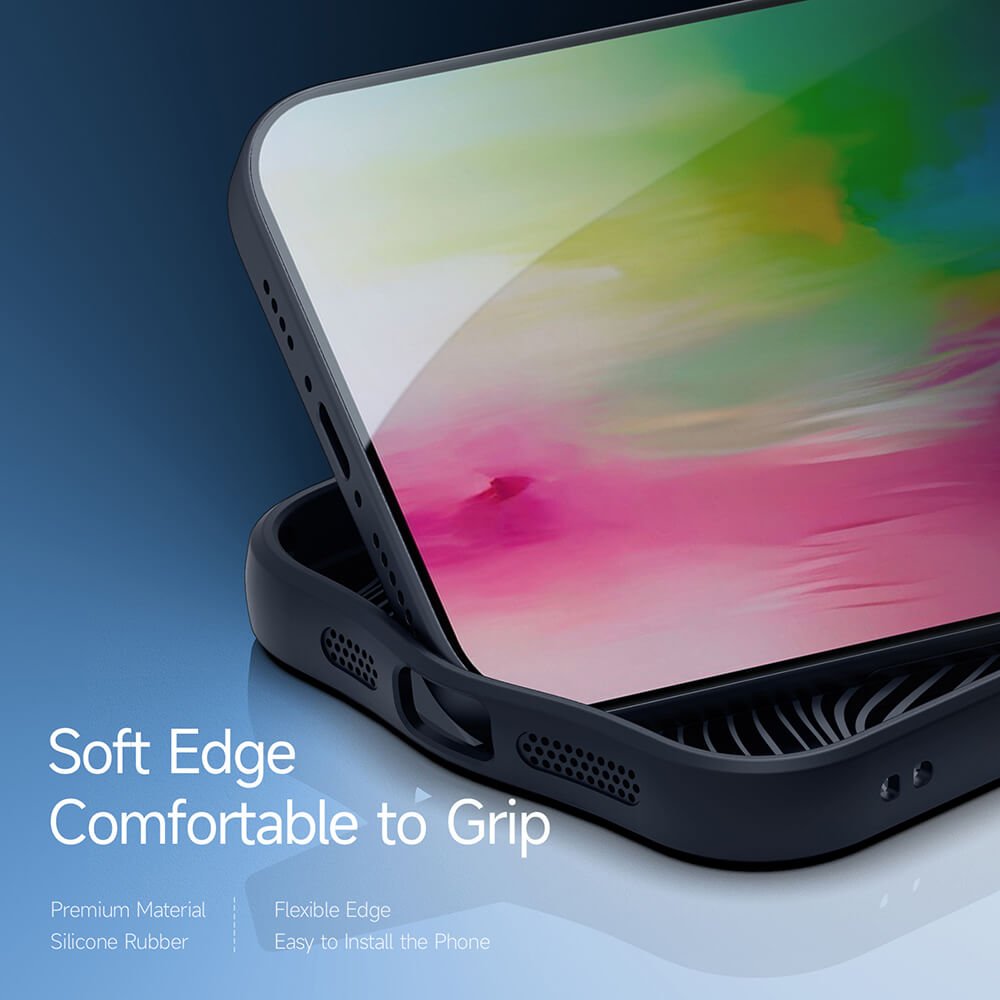 Dux Ducis iPhone 16 Pro Max Aimo MagSafe Magnetic Stand Σκληρή Θήκη με Πλαίσιο Σιλικόνης και MagSafe - Black