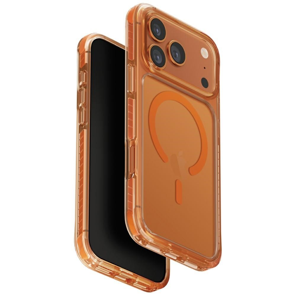 Uniq iPhone 17 Pro Max - Combat Magclick - Σκληρή Θήκη με Πλαίσιο Σιλικόνης και MagSafe - Orange