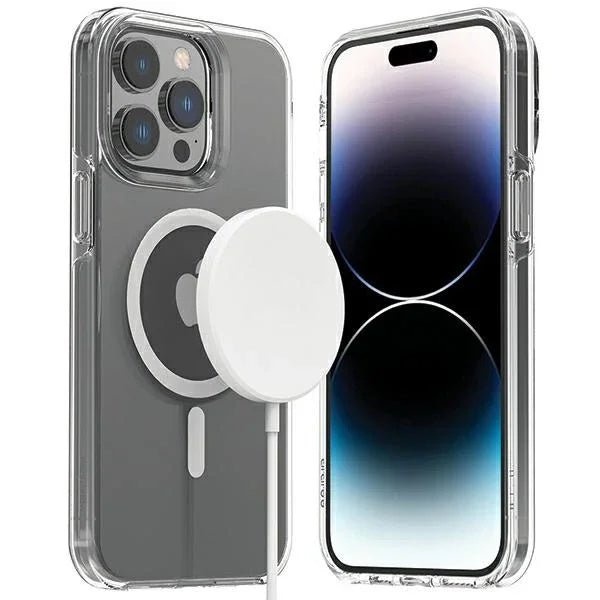 Araree iPhone 14 Pro Max Duple M Σκληρή Θήκη με Πλαίσιο Σιλικόνης και MagSafe - Διάφανη