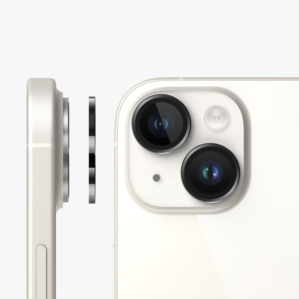 Ringke iPhone 15 / iPhone 15 Plus Lens Frame Glass Αντιχαρακτικό Γυαλί για την Κάμερα - Black