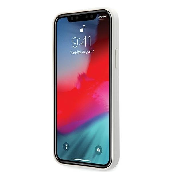 US Polo iPhone 12 / iPhone 12 Pro Silicone Collection Θήκη Σιλικόνης - White - USHCP12MSLHRWH