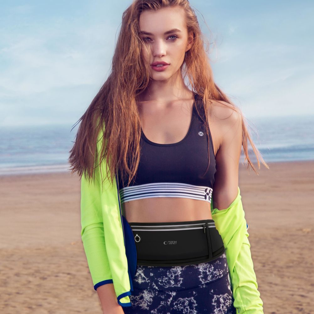 Tech - Protect M3 Universal Sport Waist Bag Τσάντα Μέσης - Black