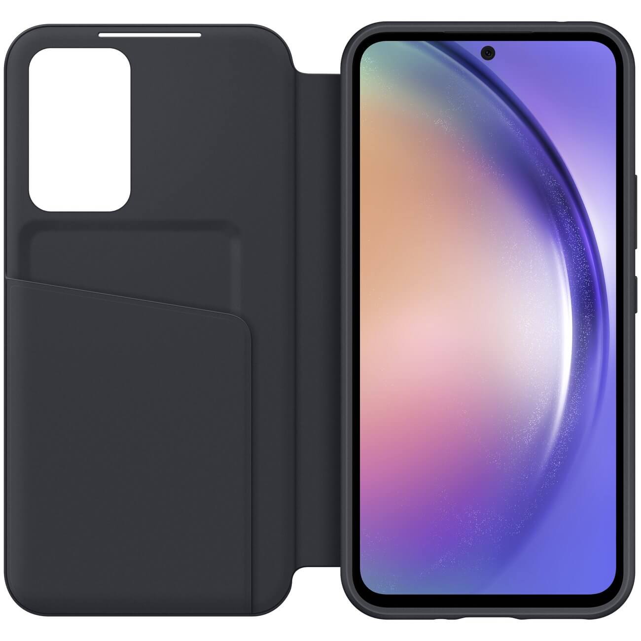 Samsung Smart View Cover Samsung Galaxy A54 5G Θήκη Πορτοφόλι - Black - EF - ZA546CBEGWW