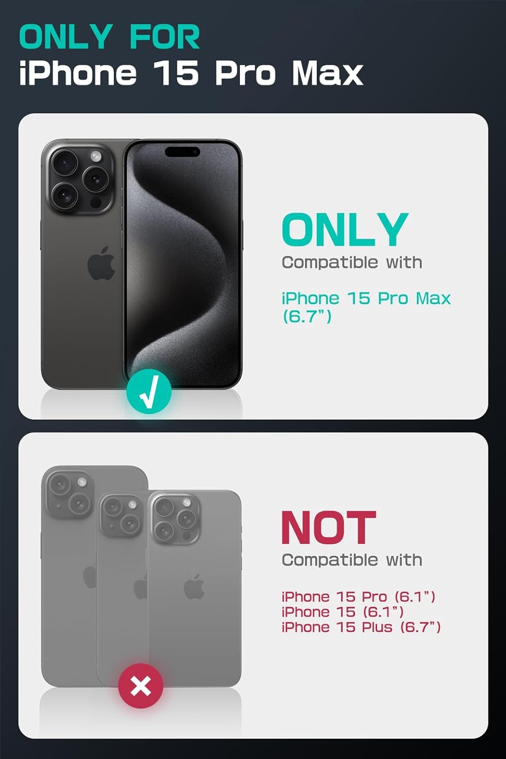 Supcase iPhone 15 Pro Max - Unicorn Beetle XT MagSafe - Σκληρή Θήκη με Προστασία Κάμερας / Stand - Black Circuit