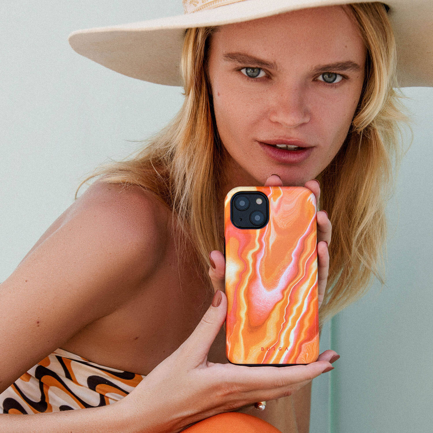 Burga iPhone 13 Fashion Tough Σκληρή Θήκη - Retro Glow