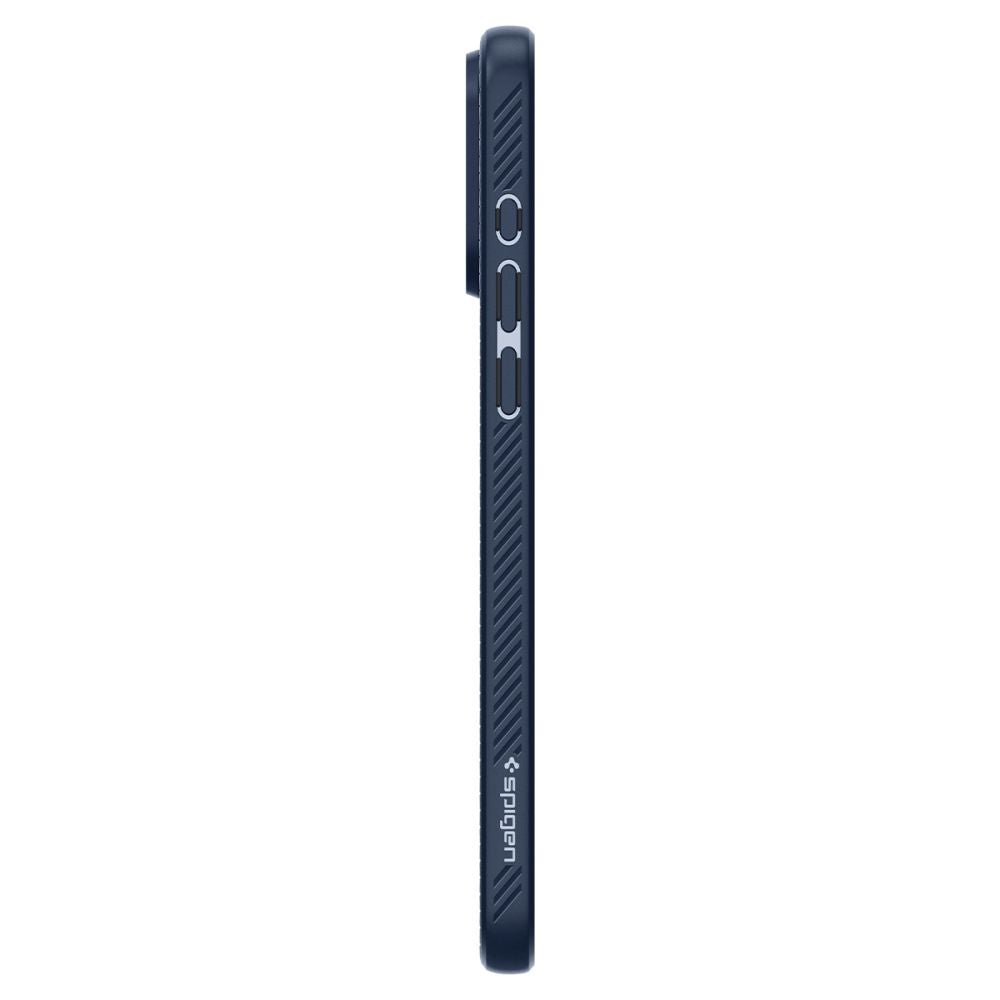 Spigen iPhone 15 Pro Liquid Air Θήκη Σιλικόνης - Navy Blue
