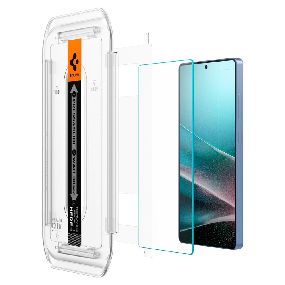 Spigen Samsung Galaxy S25 Ultra - Glas.TR EZ FIT HD 2.5D 9H - Αντιχαρακτικό Γυαλί Οθόνης - 2 Τεμάχια - Clear - AGL09082
