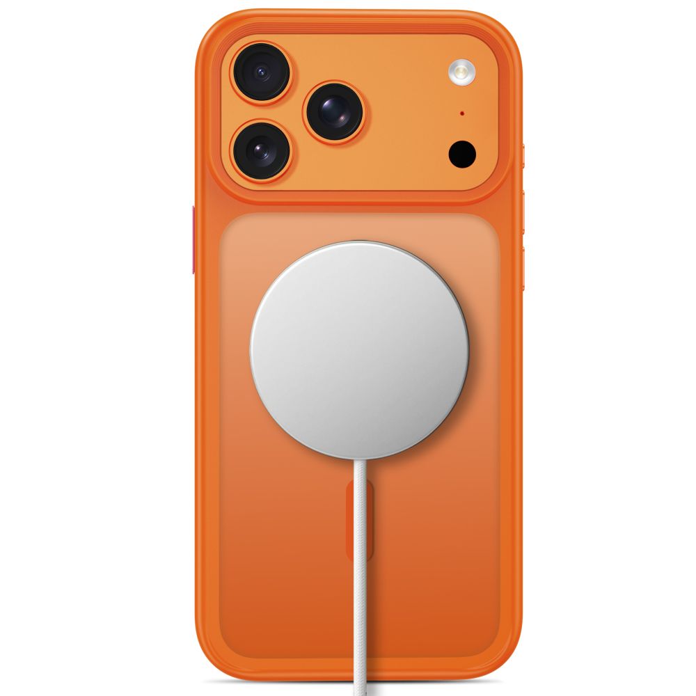 Tech-Protect iPhone 18 Pro / iPhone 17 Pro - Σκληρή Θήκη MagSafe με Πλαίσιο Σιλικόνης - MagMat MagSafe CC - Matte Cosmic Orange