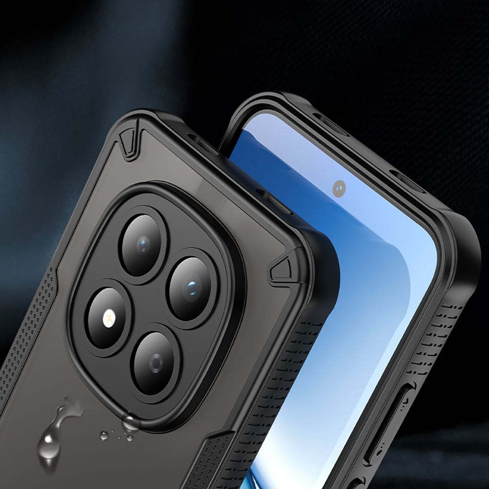 Tech - Protect Xiaomi Redmi Note 15 Pro 5G - Σκληρή Θήκη με Πλαίσιο Σιλικόνης - Rugged Shield MagSafe - Matte Black