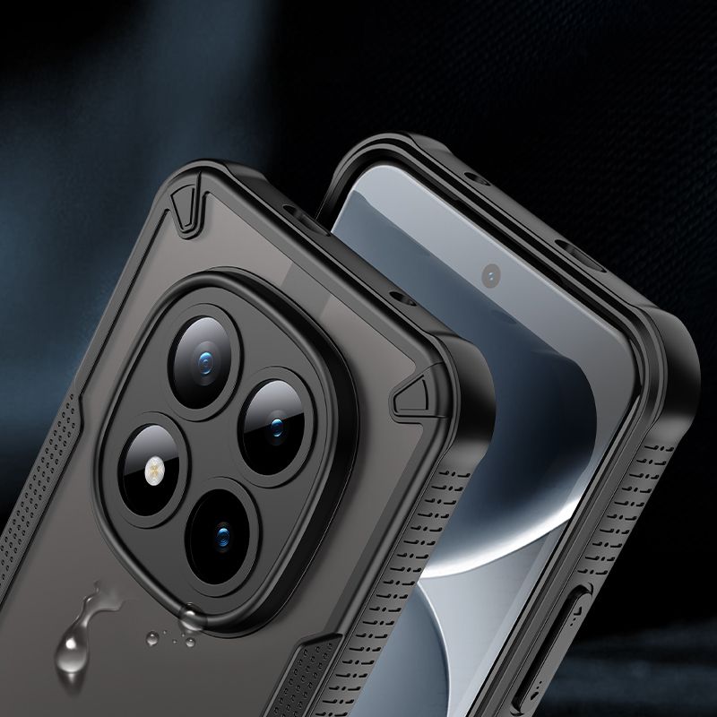 Tech - Protect Xiaomi Redmi Note 15 Pro+ 5G / Poco M8 Pro - Σκληρή Θήκη με Πλαίσιο Σιλικόνης - Rugged Shield MagSafe - Matte Black