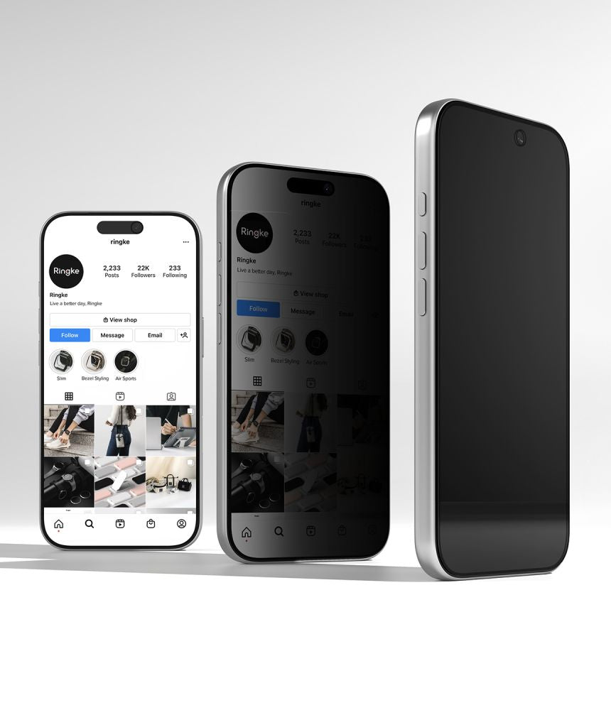 Ringke iPhone 18 Pro - Privacy Αντιχαρακτικό Γυαλί Οθόνης - 2 Τεμάχια - Easy Slide - Privacy