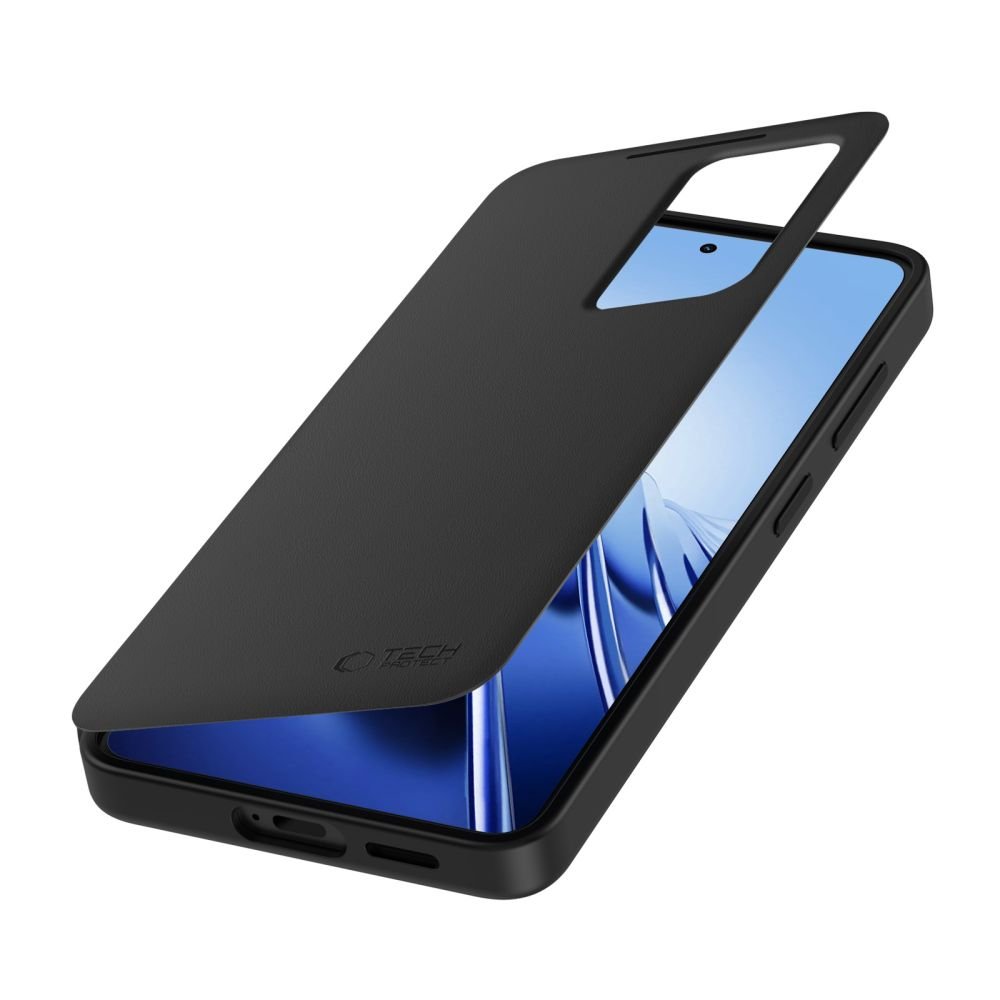 Tech - Protect Samsung Galaxy A37 5G - Θήκη Βιβλίο με Θέση για 1 Κάρτα - Smart Wallet - Matte Black