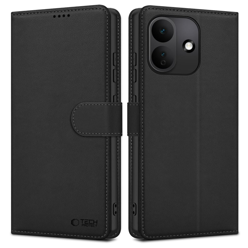 Tech-Protect Xiaomi Redmi Note 17 Pro 5G - Θήκη Πορτοφόλι Stand από Δερματίνη - Wallet - Matte Black