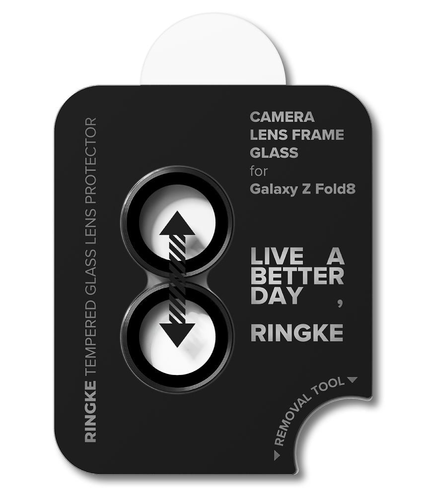 Ringke Samsung Galaxy Z Fold8 - Αντιχαρακτικό Γυαλί για την Κάμερα - Camera Frame - 2 Τεμάχια - Black
