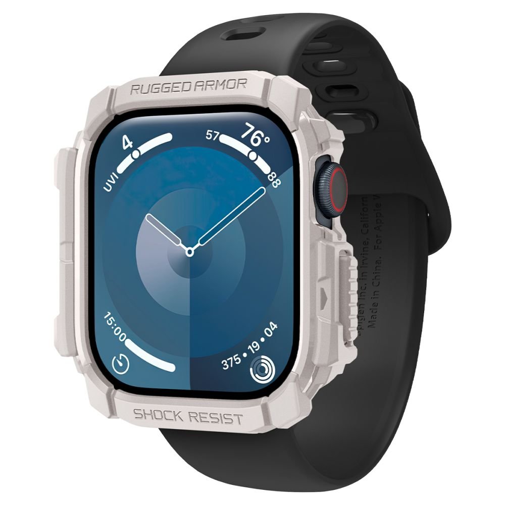 Spigen Θήκη Apple Watch 10/11 - 46mm Rugged Armor - Dune Beige