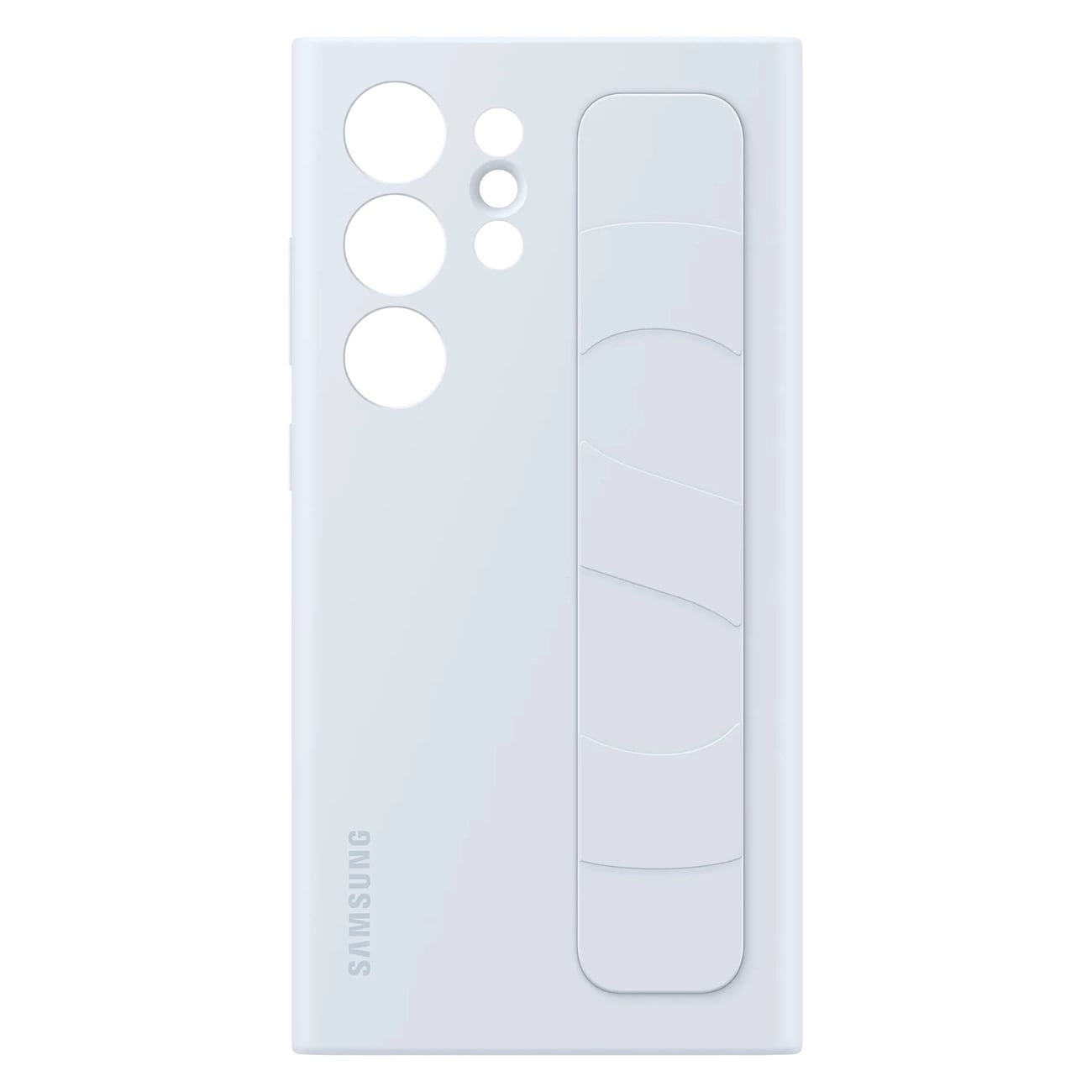 Samsung Standing Grip - Samsung Galaxy S24 Ultra Θήκη Σιλικόνης με Finger Holder / Stand - Light Blue - EF - GS928CLEGWW