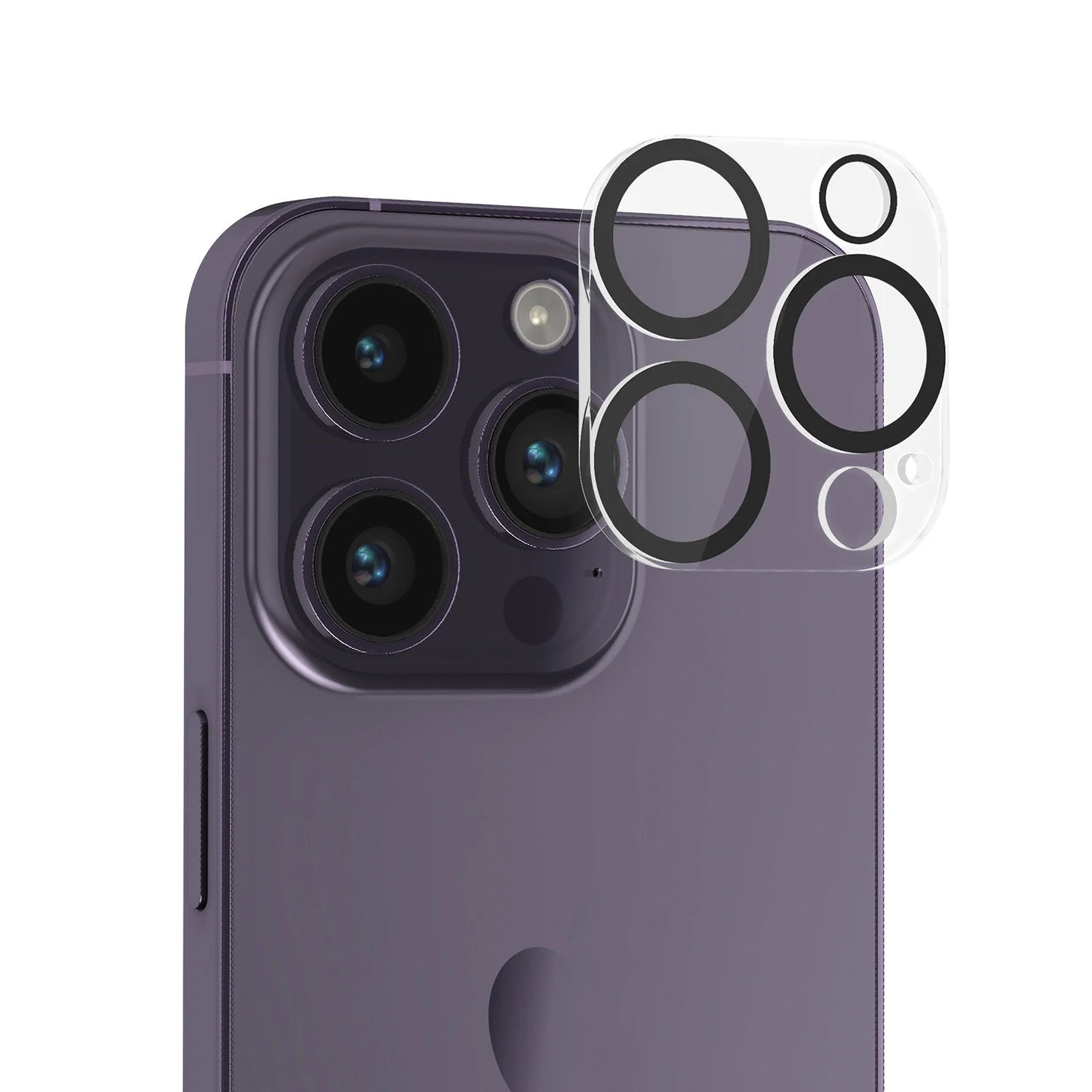 Tuniq iPhone 14 Pro - Προστασία Κάμερας - Αντιχαρακτικό Γυαλί - Διάφανο