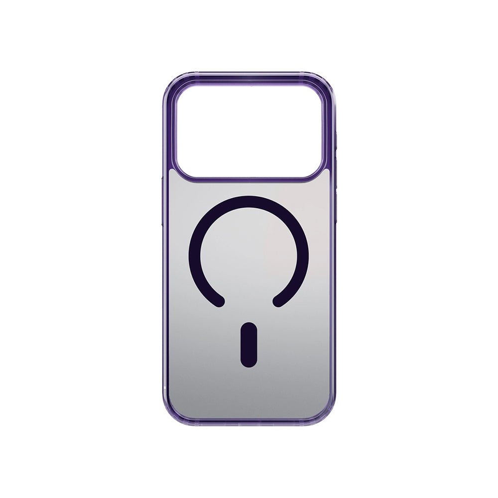 3MK iPhone 17 Pro Max Σκληρή Θήκη με Πλαίσιο Σιλικόνης και MagSafe - Frosty MagCase - Purple