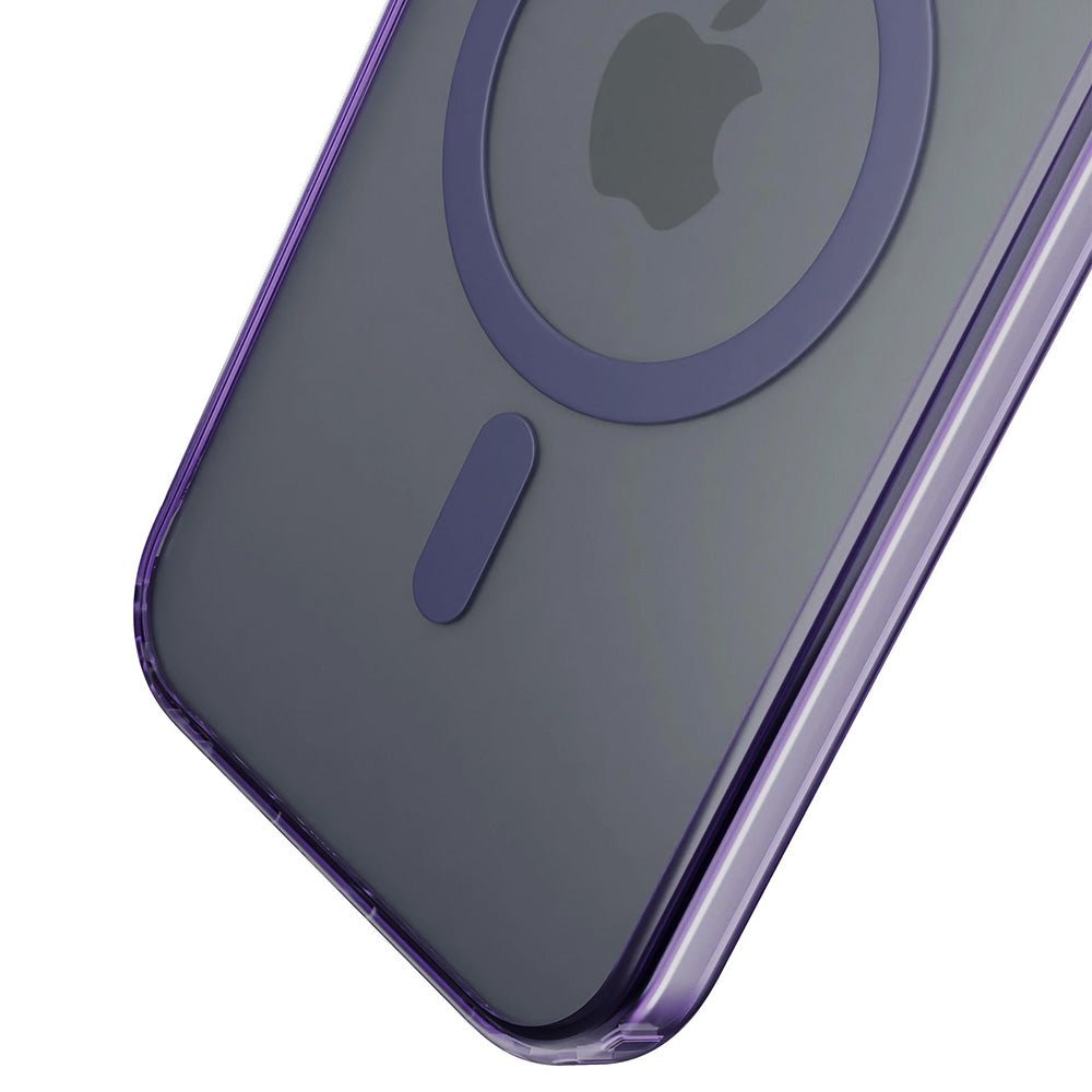 3MK iPhone 17 Pro Σκληρή Θήκη με Πλαίσιο Σιλικόνης και MagSafe - Frosty MagCase - Purple